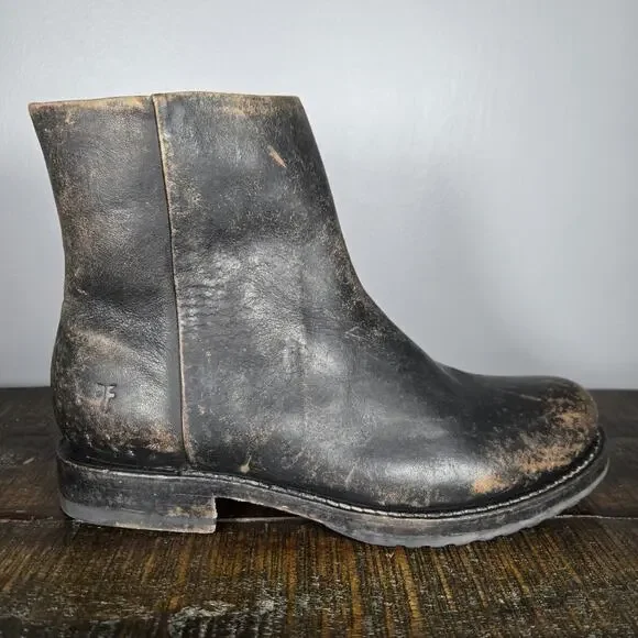 Frye Black Ankle Boots - Picture 5 of 11
